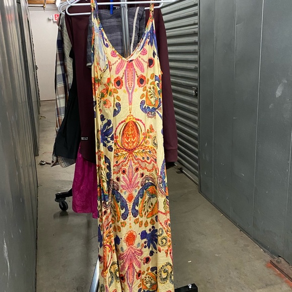 Natural Life Gracie Slip Maxi Dress - Cream Motif XL - Picture 2 of 9